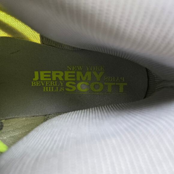 Adidas JS Jeremy Scott Mesh Wings 2.0 Neon Green High Top Sneaker Mens 11 M20654 - Picture 11 of 16